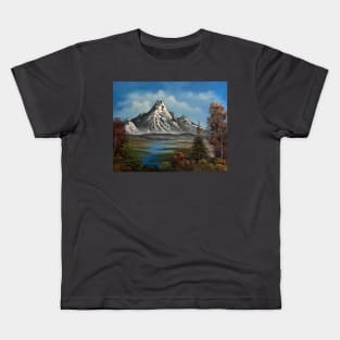 Quiet Mountain River Kids T-Shirt